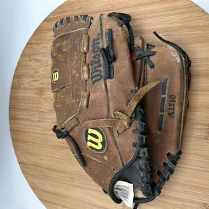 Wilson Leather Baseball Glove 12.5" A1510 Right Hand Throw Deep Pocket Broken In